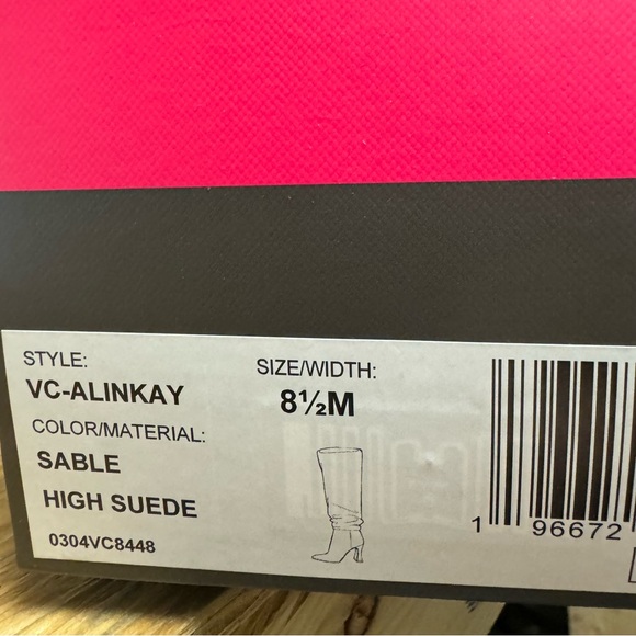 Vince Camuto Womens Alinkay Knee High Boot Sable Suede Size 8.5 M - Picture 6 of 6